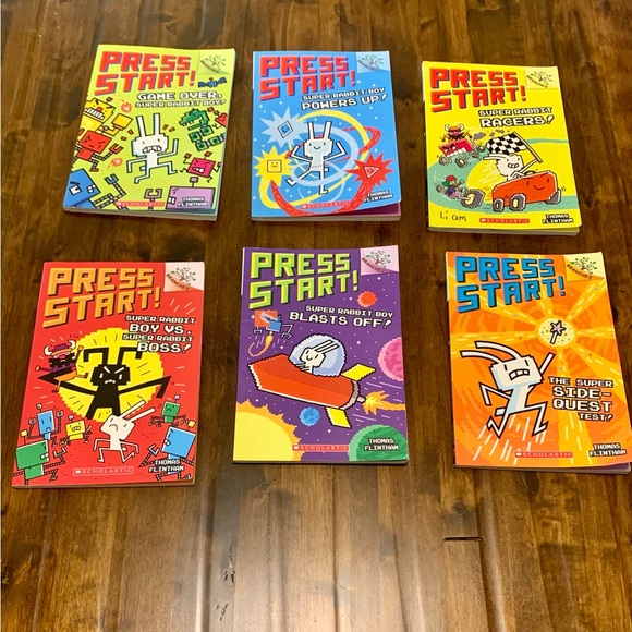 📚Press Start Books 1-6 by:Thomas Flinthanm in great condition✨ - Picture 3 of 10